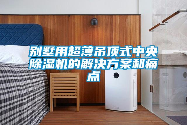 别墅用超薄吊顶式中央除湿机的解决方案和痛点