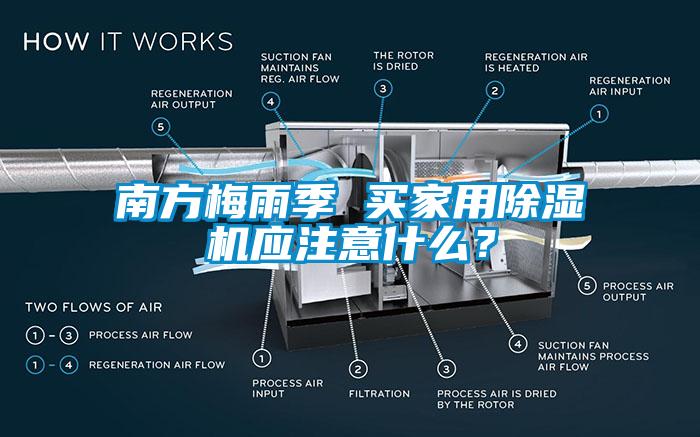 南方梅雨季 买家用除湿机应注意什么？