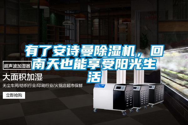 有了安诗曼除湿机，回南天也能享受阳光生活