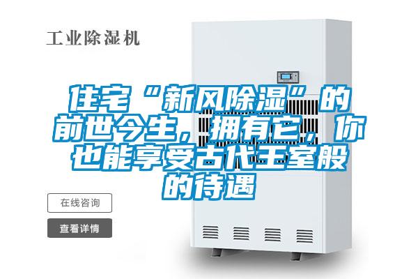 住宅“新风除湿”的前世今生，拥有它，你也能享受古代王室般的待遇