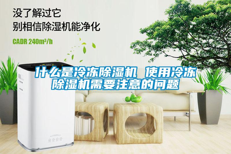 什么是冷冻除湿机 使用冷冻除湿机需要注意的问题