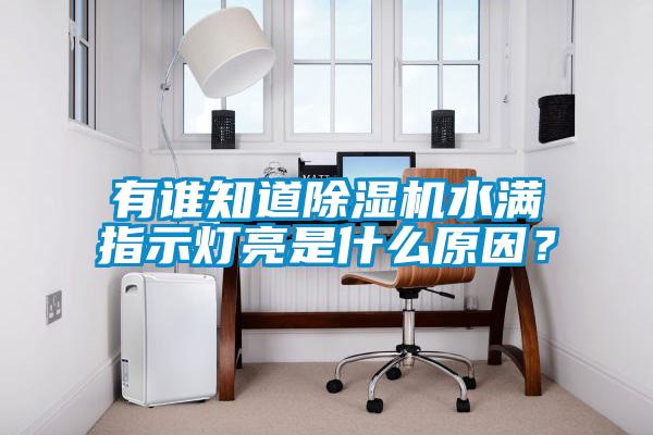 有谁知道除湿机水满指示灯亮是什么原因？