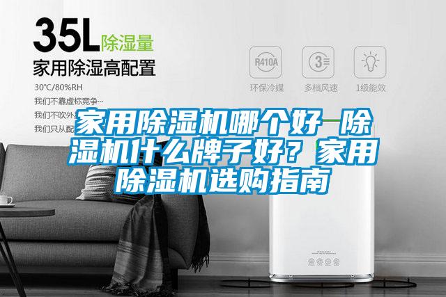 家用除湿机哪个好 除湿机什么牌子好？家用除湿机选购指南