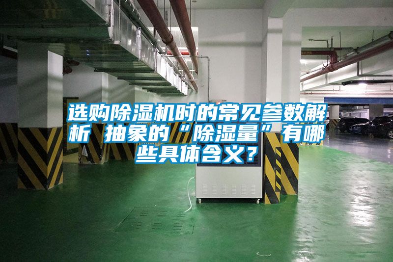 选购除湿机时的常见参数解析 抽象的“除湿量”有哪些具体含义？