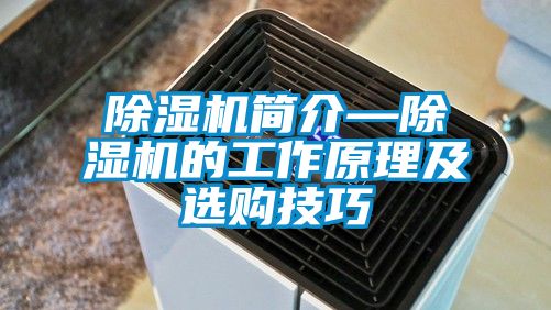 除湿机简介—除湿机的工作原理及选购技巧