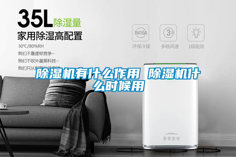 除湿机有什么作用 除湿机什么时候用
