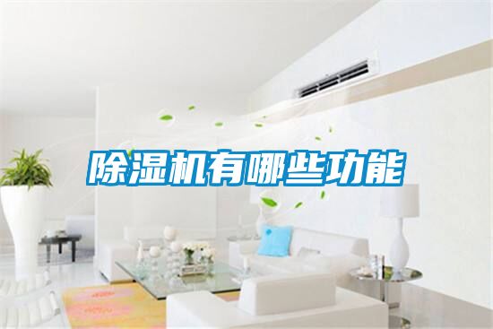 除湿机有哪些功能