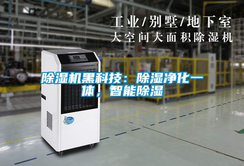 除湿机黑科技：除湿净化一体，智能除湿